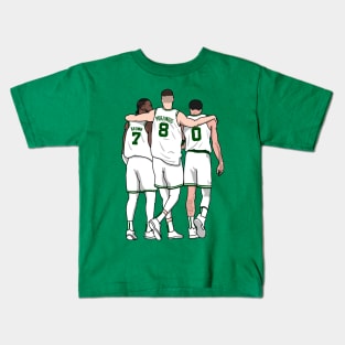 Green trio Kids T-Shirt